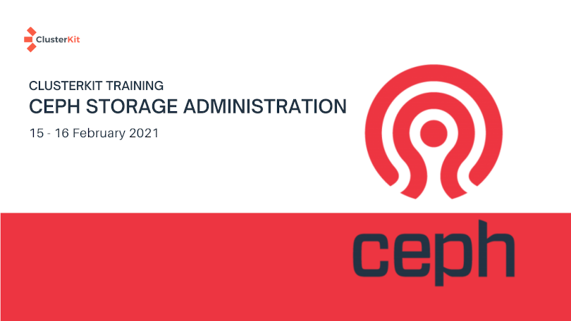 เปิดอบรมหลักสูตร Ceph Administration เดือน ก.พ. 64